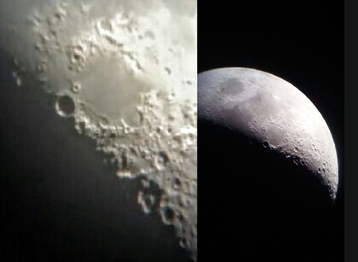 foto luna con celular